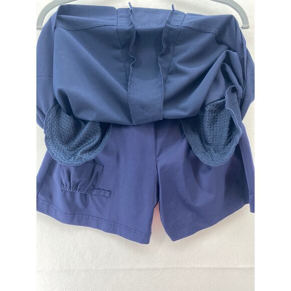 Swing‎ Bette & Court Navy Blue Box Pleat Golf Stretch Navy Skort Sz 8 - Picture 6 of 7